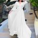 C8478 European And American Women's Clothing 2022 New V-neck Sexy Pleated Long Gown Cross-border Dress_ecoleips.com