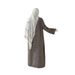 Muslim Women's Clothing Abaya Tassel Detail And Plaid Design Warm Coat Prayer Robe Dress_ecoleips.com