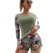 Aria Basics 2024 New Cross-Border Conservative Sun Protection Diving Suit European And American Foreign Trade Printed Boxer Shorts_ecoleips.com