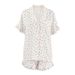 2026 European And American Autumn Winter New Crepe Cotton Short Sleeve Shorts Loose Pajama Set Cross-Border Wholesale_ecoleips.com