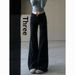Black Stretch Retro Flared Slimming Jeans For Women Spring Autumn New Fashion Versatile Bootcut Long Pants_ecoleips.com