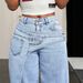 Women's Trendy Designer Jeans - Versatile Casual Denim Pants With Modern Fit For Everyday Outings_ecoleips.com