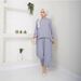 New Cross-Border Muslim Middle Eastern Women's Spring Summer Ribbon Long Sleeve Draped Wide-Leg Pants_ecoleips.com
