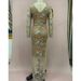 Voya Women's Foreign Trade Women's Clothing Independent Site Sexy Gold Sequin Long Sleeve Evening Dress_ecoleips.com