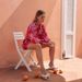 Women's Loose Fitting Casual Puff Sleeve Jumpsuit with Tie Waist Linen Blend Romper for Spring/Summer_ecoleips.com