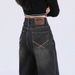 Retro High-Waisted Wide-Leg Jeans For Women, 2025 New Spring/Autumn Style, Petite American Loose Fit Narrow Straight_ecoleips.com