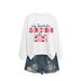 My Favorite Valentine Wish Independent Site Comfortable And Stylish Versatile Women's Sweatshirt_ecoleips.com