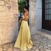 Women's Sexy Solid Color Strapless Smocked Sleeveless Halter Backless Maxi Dress – Casual Resort Summer Gown_ecoleips.com