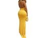 Women's Sexy Strappy Bodycon Dress Spring Summer New Elegant Solid Color Dress Vacation Style Wholesale_ecoleips.com