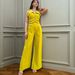 Women's 2 Piece Solid Color Sleeveless Belted Top And Trousers Set – Casual Summer Outfit_ecoleips.com