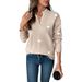 Women's Heart Shaped Round Neck Pullover Knit Sweater V Neck Patchwork Lace Design Casual Acrylic Polyester For Autumn Winter Valentine's Day_ecoleips.com