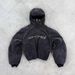 Trendy Y2k Style Men's Zip-Up Hoodie With Face Cover Pullover - Streetwear Unisex Oversized Fit Fashion_ecoleips.com