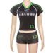 Women's Fashion Casual Printed T-Shirt And Super Shorts Set round Neck Short Sleeved Top European American Style Spring Summer 2025_ecoleips.com