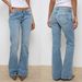 Women's Clothing High-Waisted Slightly Flared Jeans For Women Fashionable And Versatile Spring Autumn Elastic Denim_ecoleips.com