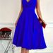Women's Asymmetrical Neck Sleeveless Vest Dress Casual Solid Color_ecoleips.com