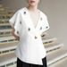 K Ladies' New Style Diamond Studded Asymmetrical Sleeveless Suit, Collar Vest, And Women's Clothing With A Fashionable Waist Cinching Jacket_ecoleips.com