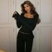 New European And American Fashion Women's Top: Lace-Trimmed Square Neck, Long-Sleeve, Slim-Fit, Versatile_ecoleips.com