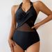 Women's Clothing Women's Sexy One Piece Swimsuit Solid Color Mesh Style Fashionable Bikini For Formal & Casual For Women_ecoleips.com