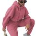Hot Sale European And American Autumn Winter Women's New Casual Sweatshirt Jacket Sports Set For Women_ecoleips.com