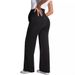 Women's Clothing New Casual Solid Color High Waist Slimming High Elastic Sports Versatile Fashion Pregnant Women Belly Support Casual Straight Pants_ecoleips.com