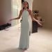 Sexy Halter Neck Wrap Dress For Women - Bodycon Tie-Waist A-Line Maxi Dress With High Elasticity, (White Cyan, Navy, Brown, Green)_ecoleips.com