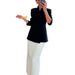 Women's Clothing Women's Long Sleeve Satin Suit Casual Loose Fashion One Button Jacket Autumn Winter Long Sleeve For Formal & Casual_ecoleips.com