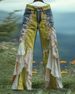 Women's Retro Print High-Waisted Jeans Casual Comfortable Slimming Faux Denim Style Leg Lengthening Bottoms_ecoleips.com