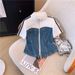 Women's Summer New Fashion Fashionable Fat Women's Suit Short-sleeved Denim Suit Plus Size Women's Casual Age-reducing Two-piece Suit Trend_ecoleips.com