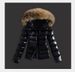 Men's Slim-Fit Short Puffer Jacket With Faux Fur Hood – Lightweight Quilted Polyester Coat (Black/Brown, S-XXXL)_ecoleips.com