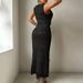 New Beach Women's Solid Color Knitted Beach Bikini Swimsuit Cover Up Sun Protection Suit_ecoleips.com