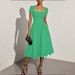 Women's Clothing Short Sleeve Dress Formal Dress Digital Printing Square Collar Dress_ecoleips.com
