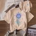 Women's Casual Round Neck Short Sleeve T-Shirt Multi-Color Style Simple Fashionable Sports Top Solid Printed Loose Fit_ecoleips.com