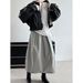 Vintage-Inspired PU Leather Jacket For Women - Short, Loose-Fit Biker Style With Zipper Details, Retro Chic Outerwear_ecoleips.com