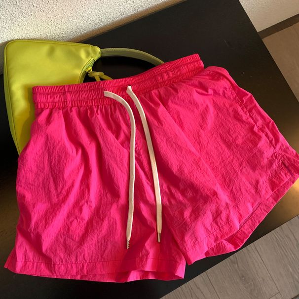 Women's Solid Color Sleep Bottoms Summer Thin High Waist Loose Shorts Female Casual Wide Leg Loungewear Shorts_ecoleips.com