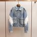 Women's Winter Denim Jacket Korean Style Beaded Lapel Cotton Coat_ecoleips.com