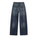 Women's Clothing High-Waisted Wide-Leg Jeans For Women Style Classic Versatile Clothing For Formal & Casual For Women_ecoleips.com