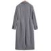 Women's Woolen Coat Temperament Elegant Lapel High Waist Long Versatile Coat_ecoleips.com