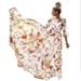 2023 Cross-Border Spring/Summer New European And American Women's Fashion Printed Flared Chiffon Slim-Fit_ecoleips.com