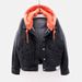 Casual Women's Denim Jacket With Hood, Loose Fit Short Coat, Spring Autumn Fashion Outerwear With Large Pockets, Versatile Top_ecoleips.com