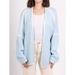 Women's Knit Cardigan With V-Neckline For Autumn/Winter, Loose-Fitting And Versatile, Featuring College-Style Color Cont_ecoleips.com