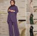 2025 Fashionable Autumn New Muslim Women's Clothing Loose Casual Two-Piece Set_ecoleips.com