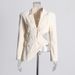 Unique Niche Style 2026 Spring New Asymmetrical Hollow Out Waist-Revealing Slim Fit Women's Blazer_ecoleips.com