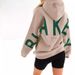 Women's Clothing New Cross Border Fashion Printing Thickened Versatile Long Sleeve Loose Hooded Sweater Women_ecoleips.com