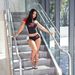 TW850 One Shoulder Sports Set for Women European And American Style Party Crop Top And Shorts Two Piece Set Hot Girl_ecoleips.com