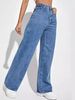 K New Denim Jeans For Women, Loose Straight Leg Pants_ecoleips.com