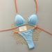 2026 Women's Spring Bikini Swimsuit Vacation Pure Delicate Two Piece Beachwear Regular Fit Polyester Nylon Sexy Casual_ecoleips.com