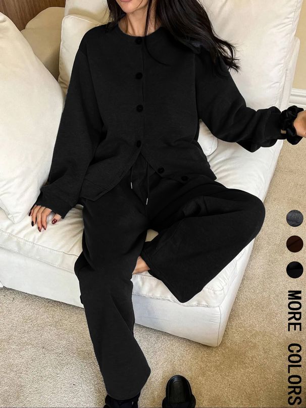 2025 Fall/Winter New European And American Cross-Border Best-Selling Thickened Casual Sports Suit Cardigan For_ecoleips.com