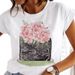 Cross-border Fashion Plus-size Clothing, Women's Colorful High-heeled Shoes, Short-sleeved T-shirts For Women_ecoleips.com