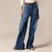 Women's Clothing RL/Laf Imported Turkish High Waist Elastic Loose Casual Denim Super Slim Tall Pants Wide Leg_ecoleips.com