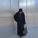 Minimalist Zip-Up Knit Turtleneck Set - Oversized High-Neck Sweater & Long Skirt, Polyester Workwear Essentials_ecoleips.com